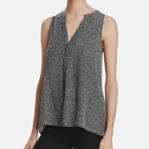 Joie Aruna V-Neck Sleeveless High/Low Printed Top